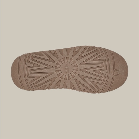 UGG Tazz Platform Slippers Chestnut NWT Size 9 - Picture 13 of 14